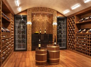 Closet Wine Cellar filled with many bottles of wine in Larkspur, CO